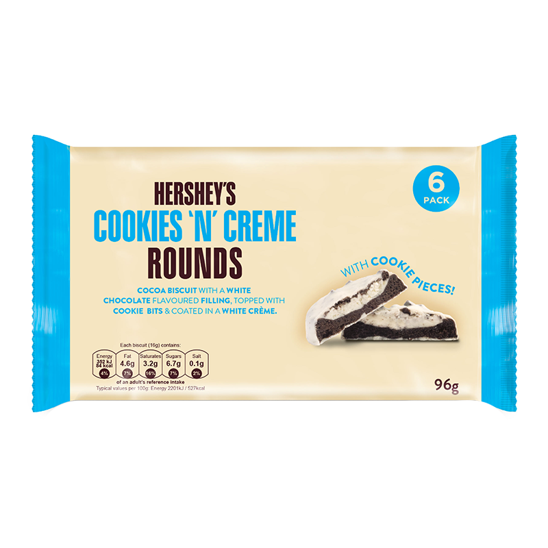 Hershey´s Rounds Cookies n Cream 128g