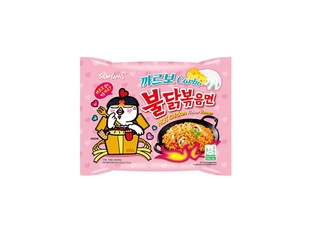 Buldak Carbonara Chicken Spicy 130g