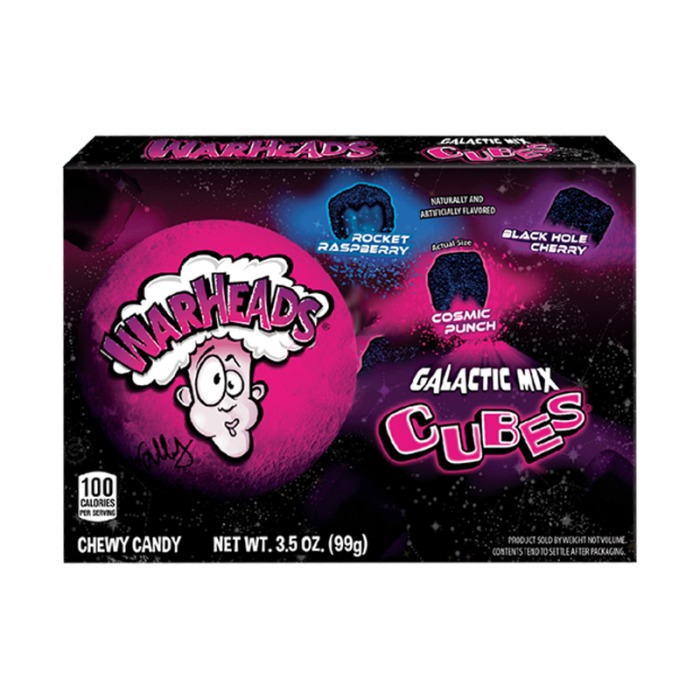 Warheads Galactic Cubes 85g