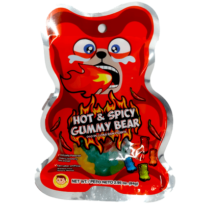 Pocas Gummy Bear Hot& Spicy 84g
