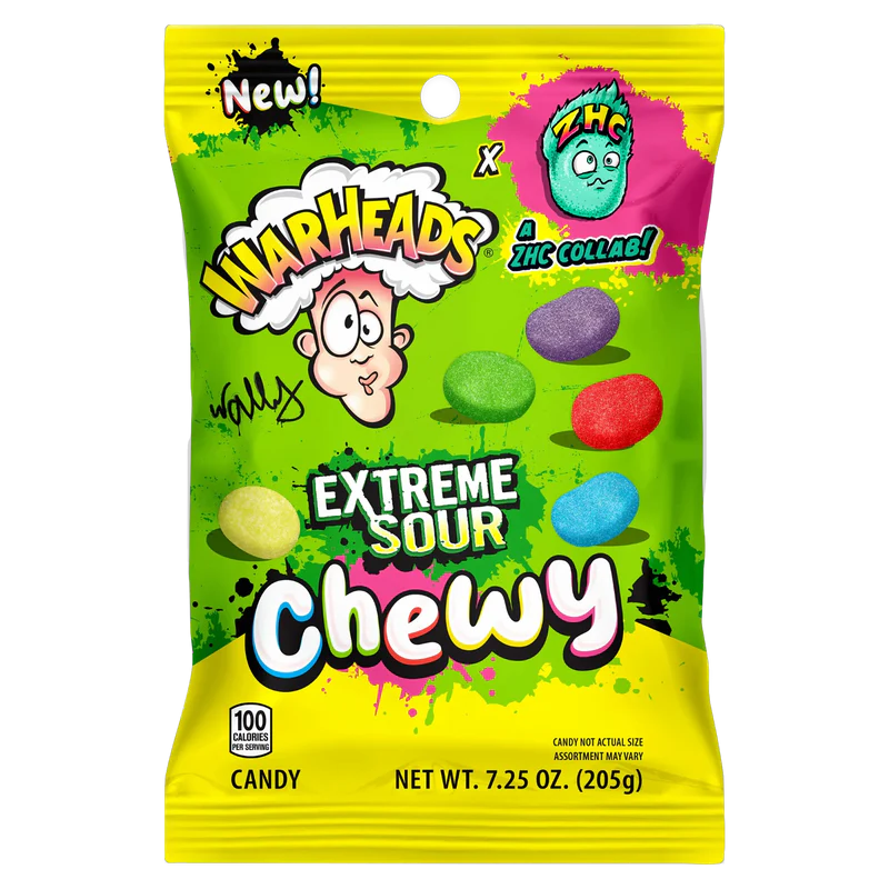 Warheads Extreme Sour Chewy 127g